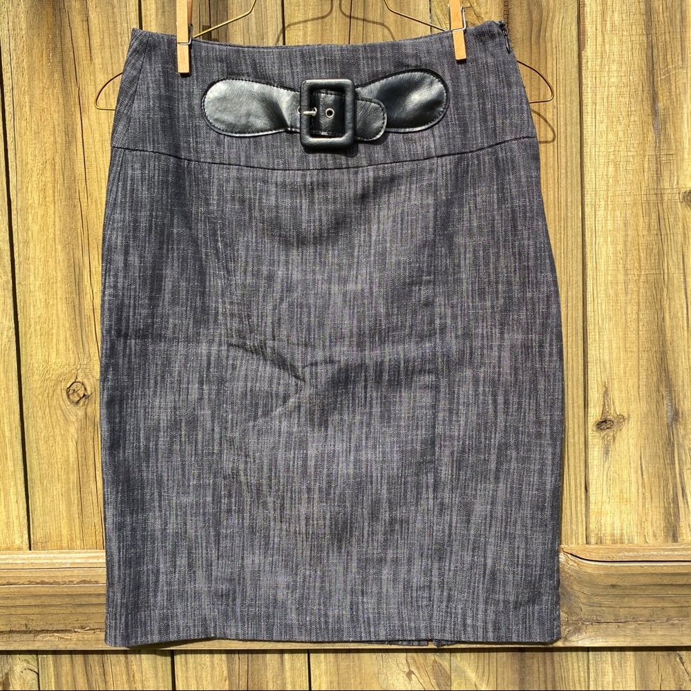 StarCity High Waisted Pencil Skirt | 2 | Grey